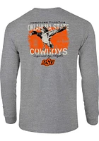 Oklahoma State Cowboys Grey Duck Lakeside Long Sleeve T Shirt