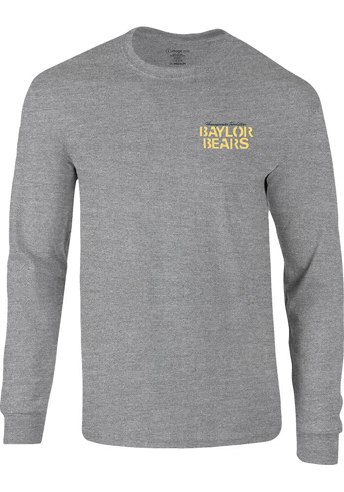 Baylor Bears Grey Duck Lakeside Long Sleeve T Shirt