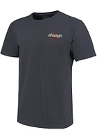 Arkansas Razorbacks Charcoal Bass Signage Short Sleeve T Shirt