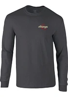 Arkansas Razorbacks Charcoal Bass Signage Long Sleeve T Shirt