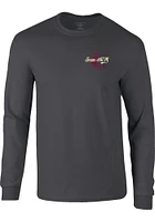 Texas A&M Aggies Charcoal Bass Signage Long Sleeve T Shirt