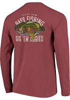 Texas A&M Aggies Maroon Bass Lake Long Sleeve T Shirt