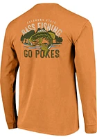 Oklahoma State Cowboys Orange Bass Lake Long Sleeve T Shirt