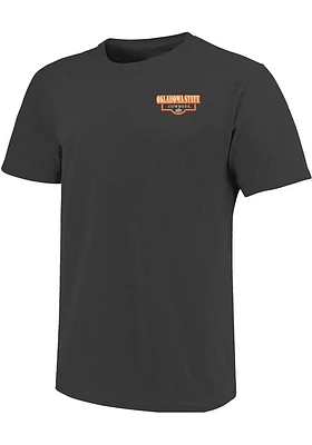 Oklahoma State Cowboys Black Labrador Football Short Sleeve T Shirt