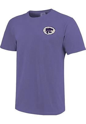 K-State Wildcats Lavender Vintage Pickup Truck Short Sleeve T Shirt