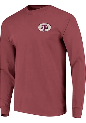 Texas A&M Aggies Maroon Vintage Pickup Truck Long Sleeve T Shirt