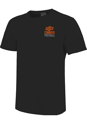 Oklahoma State Cowboys Black Football Stadium Short Sleeve T Shirt
