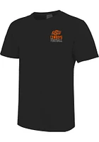 Oklahoma State Cowboys Black Football Stadium Short Sleeve T Shirt