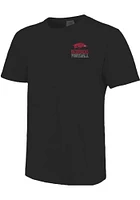 Arkansas Razorbacks Black Football Stadium Short Sleeve T Shirt