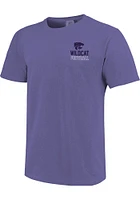 K-State Wildcats Lavender Football Stadium Short Sleeve T Shirt
