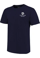 Texas A&M Aggies Navy Blue Painted Sky Short Sleeve T Shirt