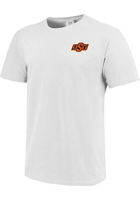 Oklahoma State Cowboys White Fishing Outfitters Short Sleeve T Shirt