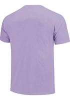 Texas A&M Aggies Womens Pink Purple Floral Short Sleeve T-Shirt