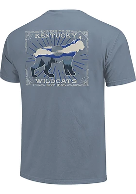 Kentucky Wildcats Light Blue State Scenery Short Sleeve T Shirt