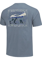 Kentucky Wildcats Light Blue State Scenery Short Sleeve T Shirt