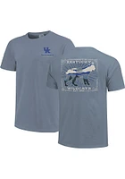 Kentucky Wildcats Light Blue State Scenery Short Sleeve T Shirt