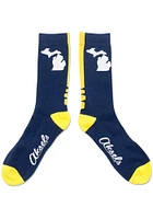Michigan State Shape Mens Dress Socks