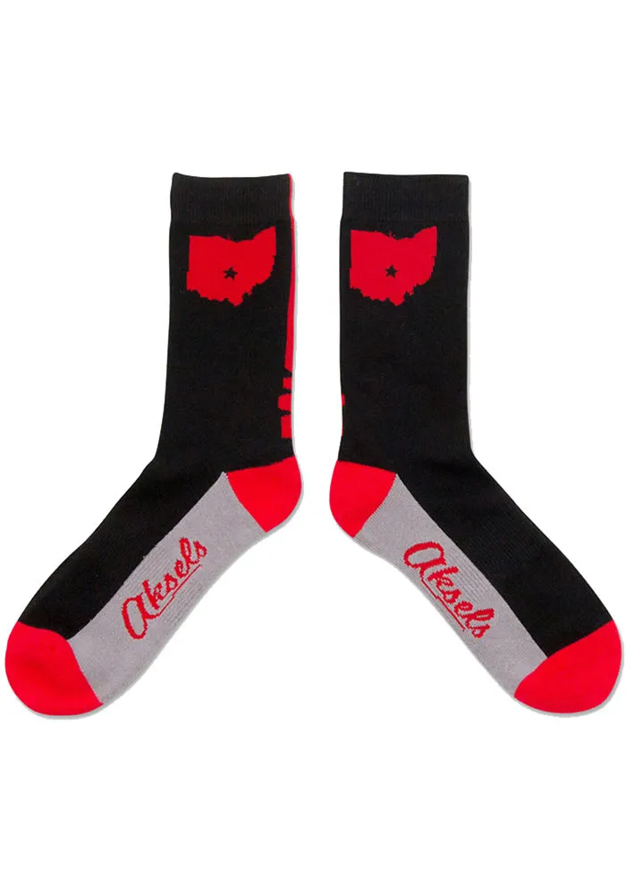 Ohio State Shape Mens Dress Socks