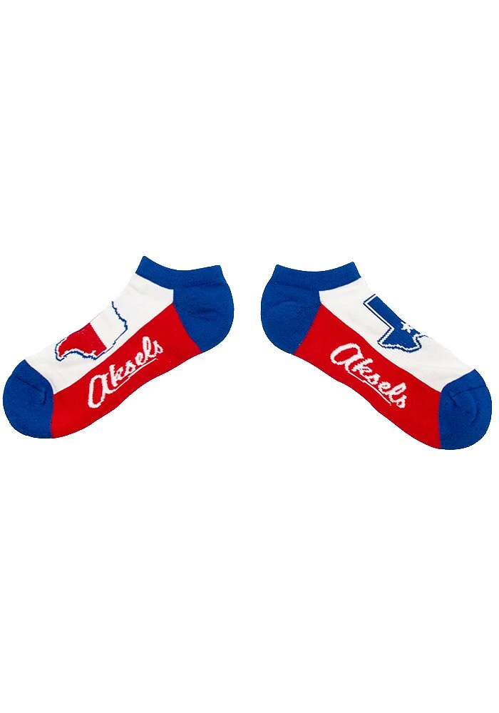 Texas State Shape Mens Quarter Socks