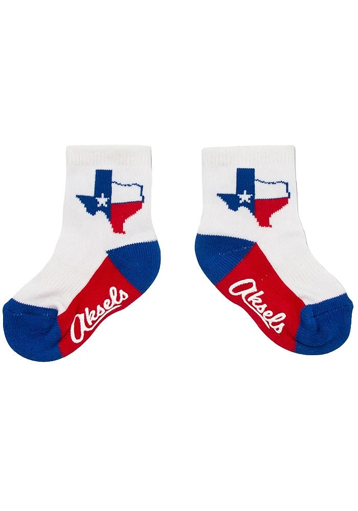 Texas State Shape Baby Quarter Socks