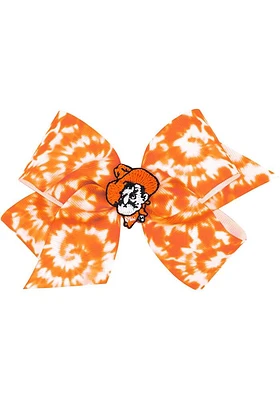 Oklahoma State Cowboys Medium Tie Dye Baby Hair Barrette