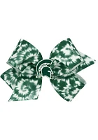 Michigan State Spartans Medium Tie Dye Baby Hair Barrette