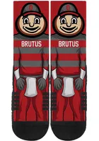 Ohio State Buckeyes Strideline Premium Full Sublimated Mascot Mens Crew Socks