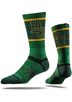 Baylor Bears Strideline Split Mens Crew Socks