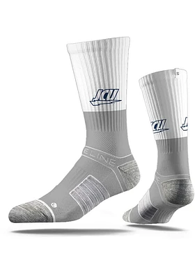 John Carroll Blue Streaks Strideline Split Mens Crew Socks