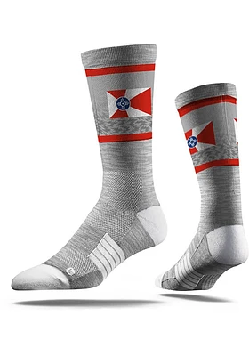 Wichita Strideline Wichita Flag Mens Crew Socks