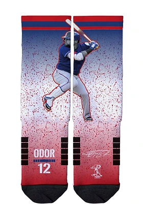 Rougned Odor Texas Rangers Action Mens Crew Socks