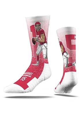 Patrick Mahomes Kansas City Chiefs Action Mens Crew Socks
