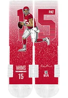 Patrick Mahomes Kansas City Chiefs Action Mens Crew Socks