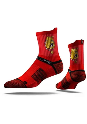 Ferris State Bulldogs Performance Mens Quarter Socks