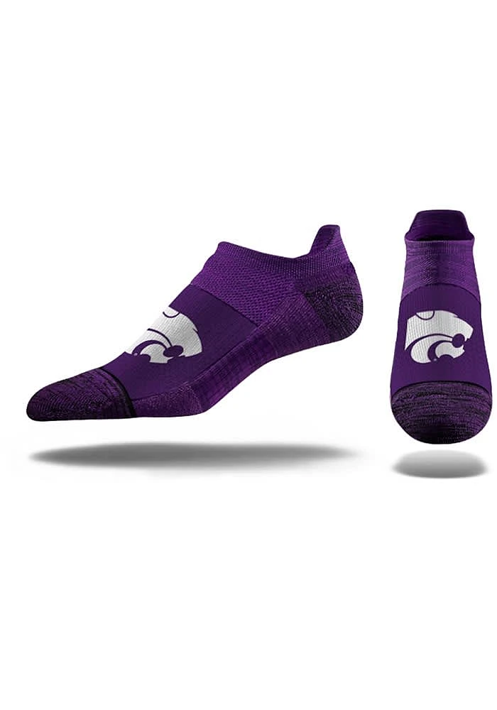 Strideline K-State Wildcats Performance Mens No Show Socks