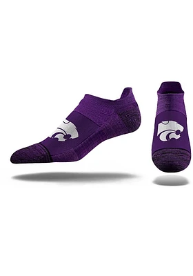 Strideline K-State Wildcats Performance Mens No Show Socks