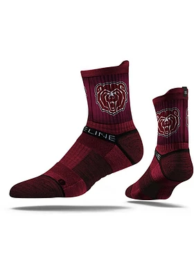 Missouri State Bears Performance Mens Quarter Socks