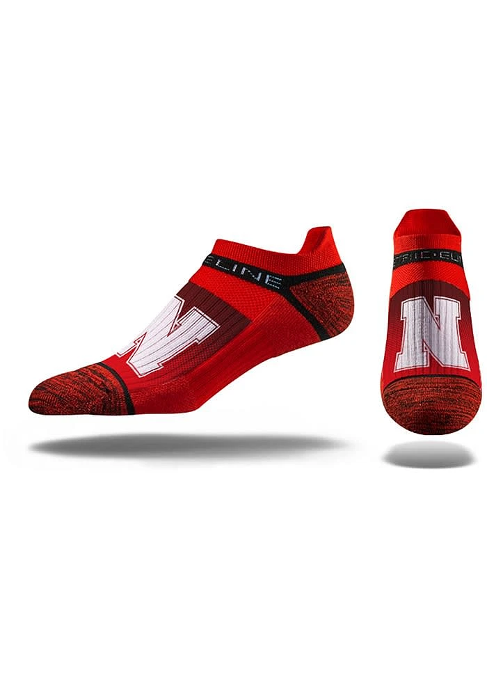 Strideline Nebraska Cornhuskers Performance Mens No Show Socks