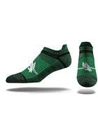 Strideline North Texas Mean Green Performance Mens No Show Socks