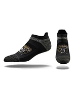 Strideline Oakland University Golden Grizzlies Performance Mens No Show Socks