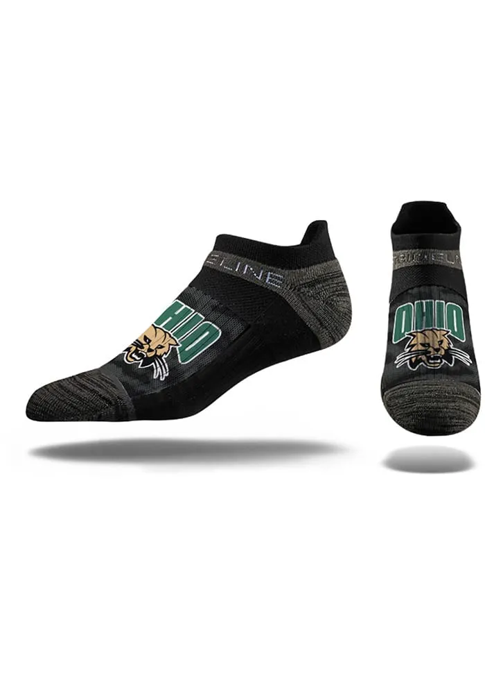 Strideline Ohio Bobcats Performance Mens No Show Socks