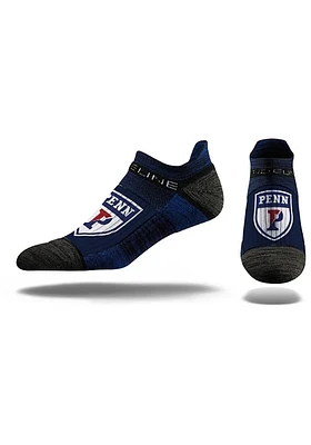 Strideline Pennsylvania Quakers Performance Mens No Show Socks