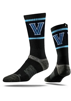 Villanova Wildcats Strideline Performance Mens Crew Socks