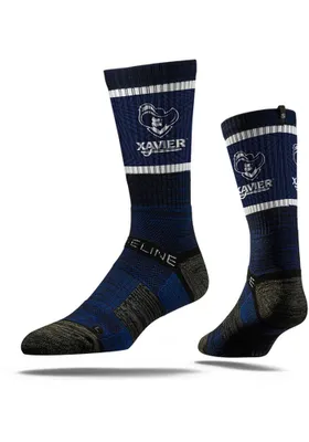 Xavier Musketeers Strideline Performance Mens Crew Socks