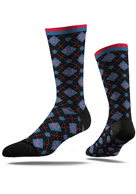 Kansas Jayhawks Repeat Mens Argyle Socks