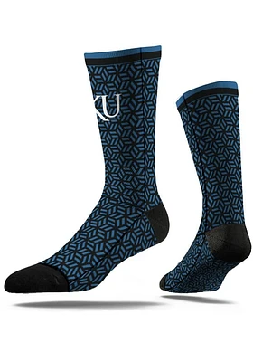 Kansas Jayhawks Dark Hash Mens Dress Socks