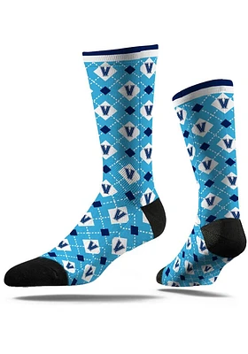 Villanova Wildcats Repeat Mens Argyle Socks