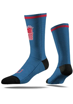 Kansas Jayhawks Strideline Hoop Mens Crew Socks