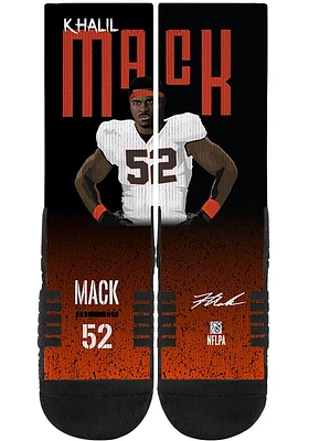 Khalil Mack Chicago Bears Stare Down Mens Crew Socks