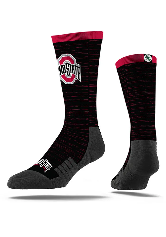 Ohio State Buckeyes Strideline Full Sub Mens Crew Socks